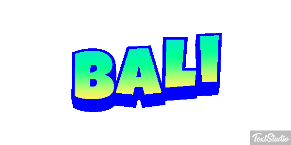 Bali Text effect