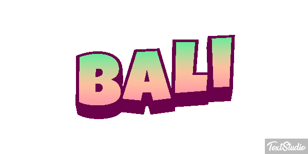 Bali Text effect