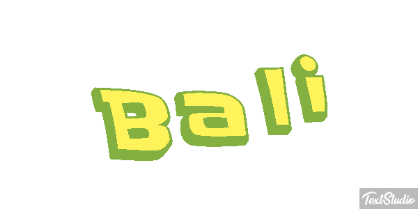 Bali Text effect
