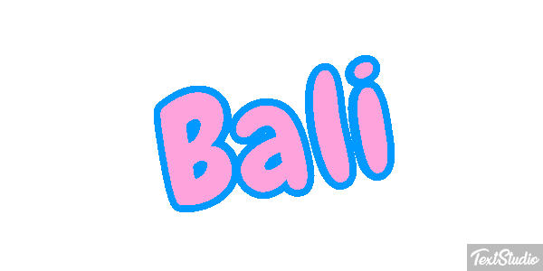 Bali Text effect