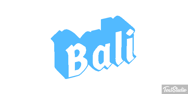 Bali Text effect