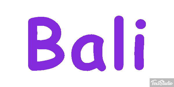 Bali Text effect