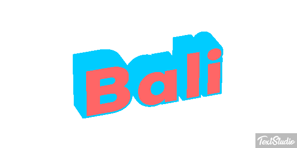 Bali Text effect