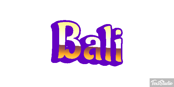 Bali Text effect