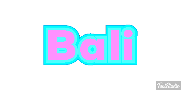 Bali Text effect