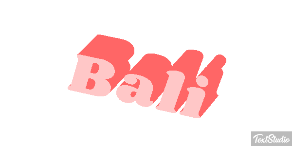 Bali Text effect