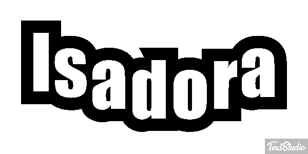 Isadora Efekt tekstowy