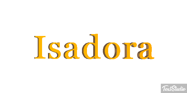 Isadora Efekt tekstowy