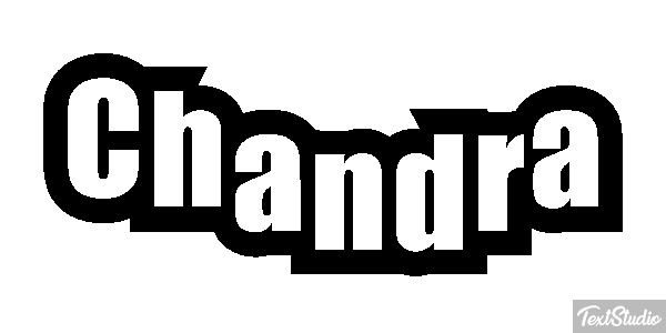 Chandra Effet de texte
