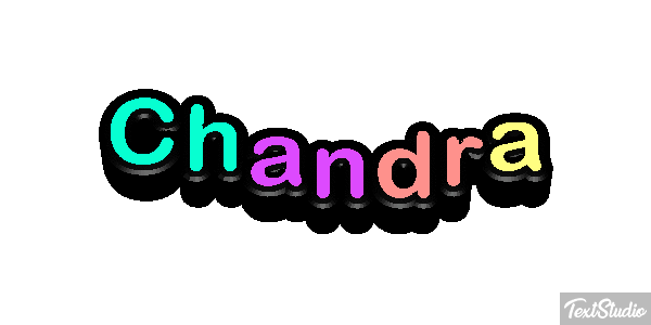Chandra Effet de texte
