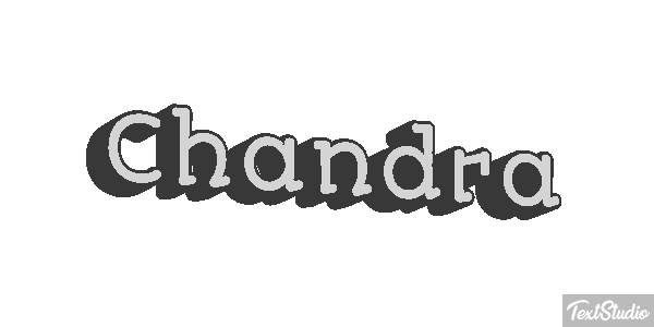 Chandra Effet de texte