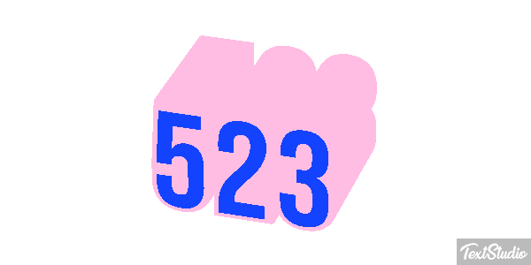523 Texteffekt