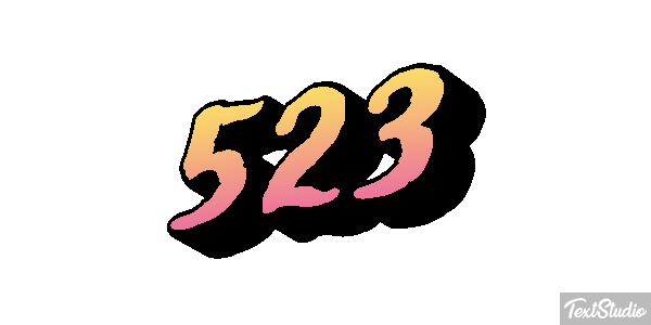 523 Texteffekt