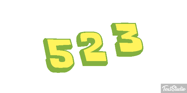 523 Texteffekt