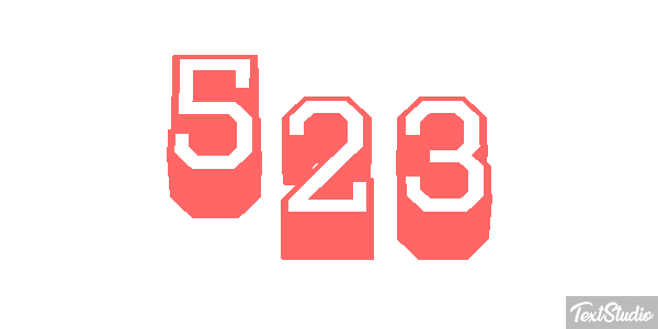 523 Texteffekt
