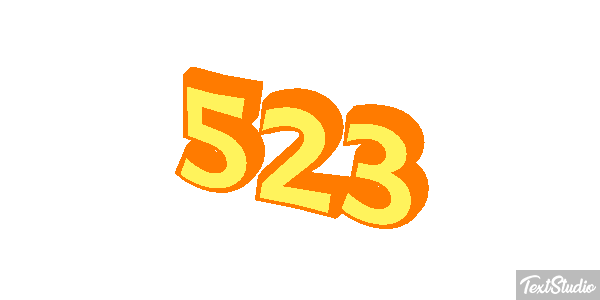 523 Texteffekt