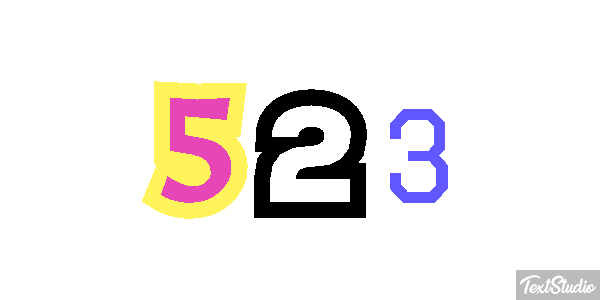 523 Texteffekt