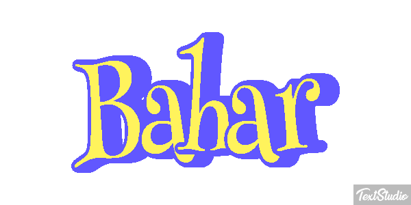 Bahar Effetto testo