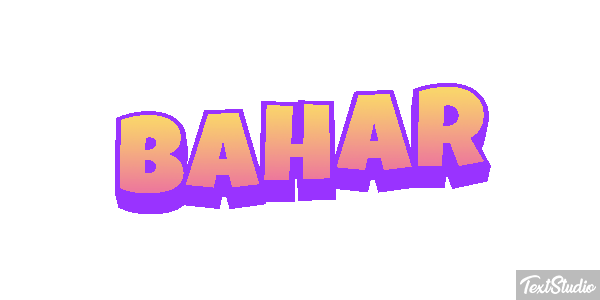 Bahar Effetto testo