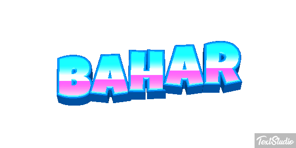 Bahar Effetto testo