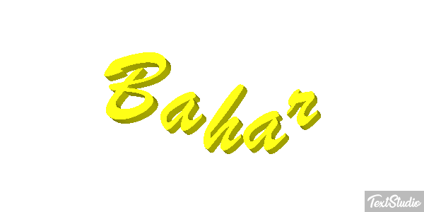 Bahar Effetto testo