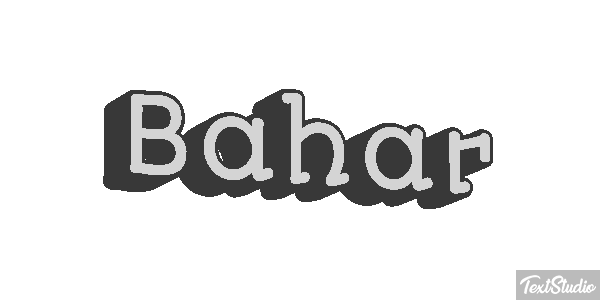 Bahar Effetto testo