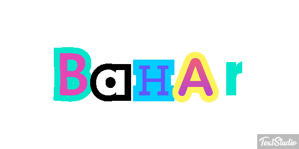 Bahar Effetto testo