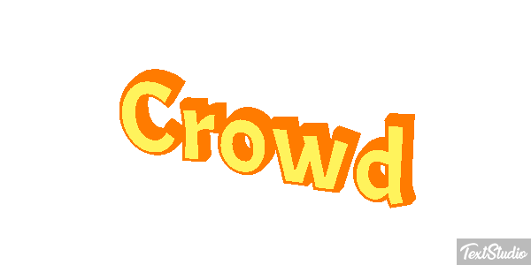 Crowd Texteffekt