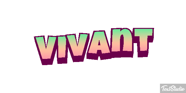 Vivant Effet de texte