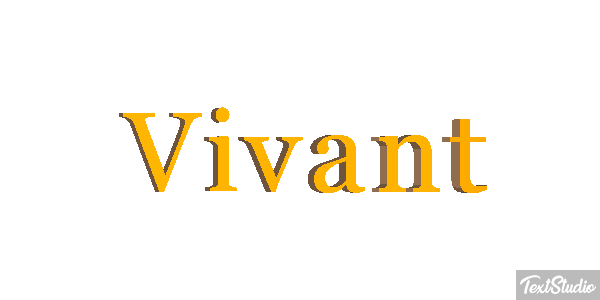 Vivant Effet de texte