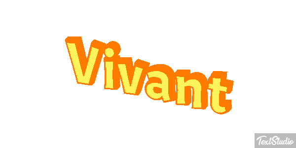 Vivant Effet de texte