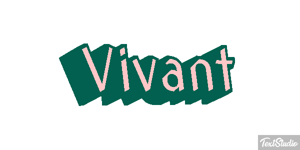 Vivant Effet de texte