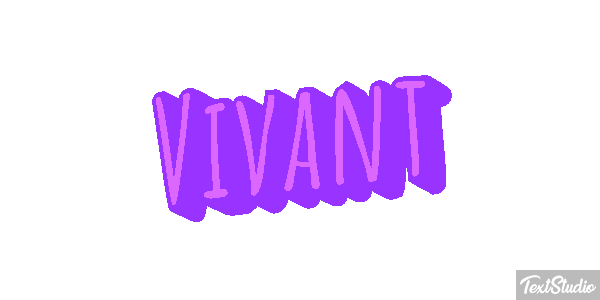 Vivant Effet de texte