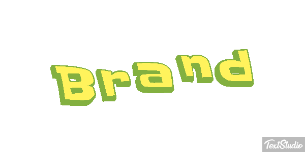 Brand Text effect