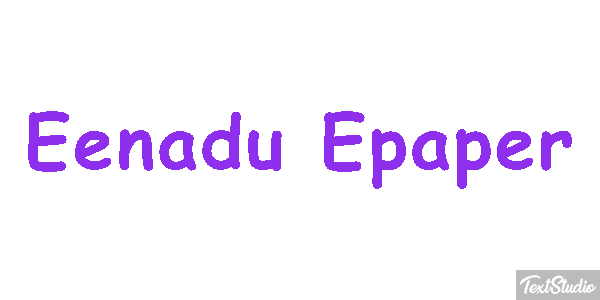 Eenadu Epaper Texteffekt