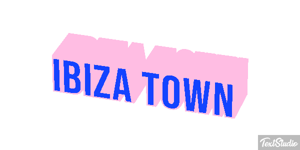 Ibiza Town Effetto testo
