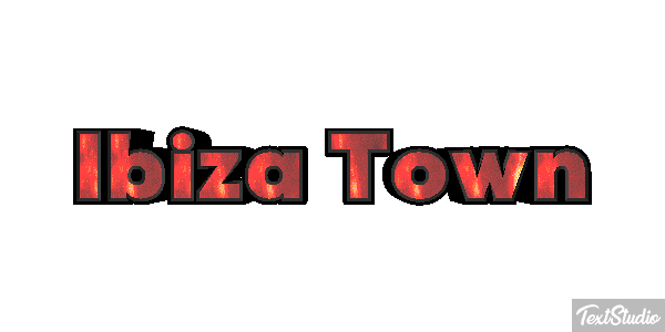Ibiza Town Effetto testo