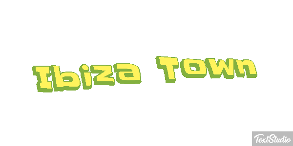 Ibiza Town Effetto testo