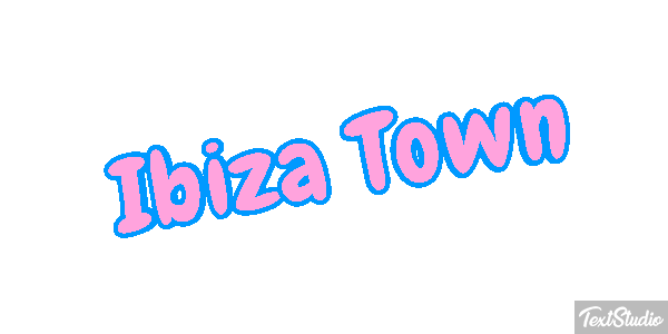 Ibiza Town Effetto testo