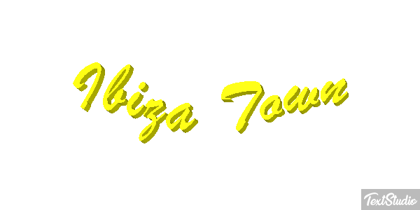 Ibiza Town Effetto testo