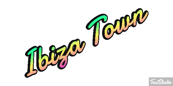 Ibiza Town Effetto testo