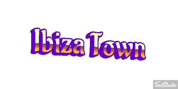 Ibiza Town Effetto testo