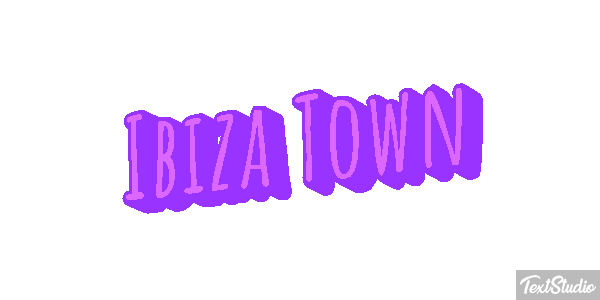 Ibiza Town Effetto testo