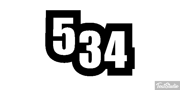 534 Metin efekti