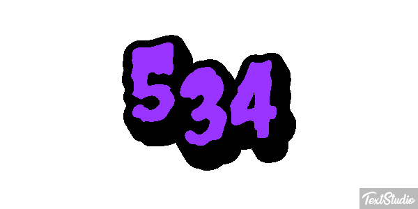 534 Metin efekti