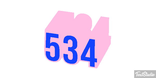 534 Metin efekti