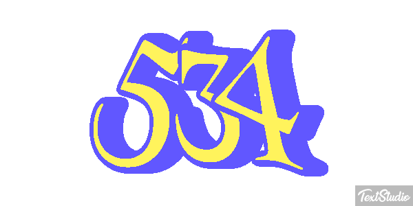 534 Metin efekti