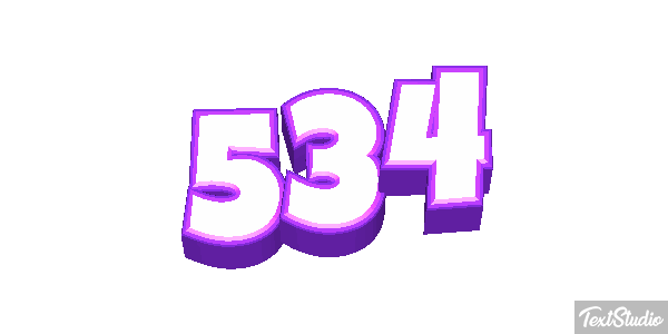 534 Metin efekti