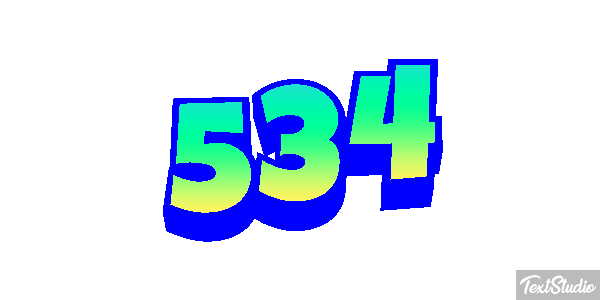 534 Metin efekti