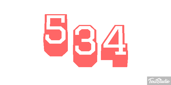 534 Metin efekti